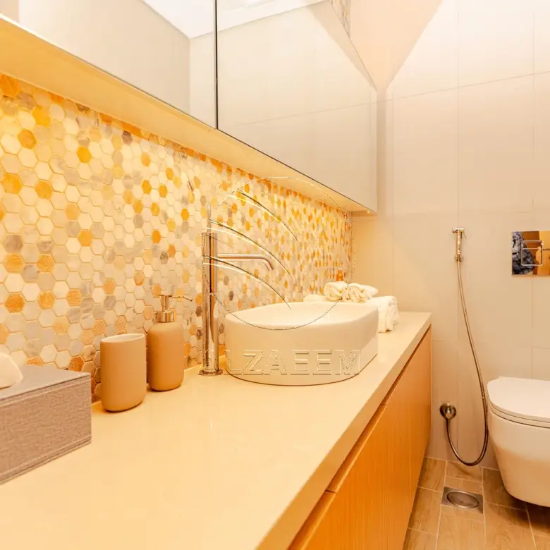 VACANT!High Floor Furnished 2BR+M | Golf+Sea Views