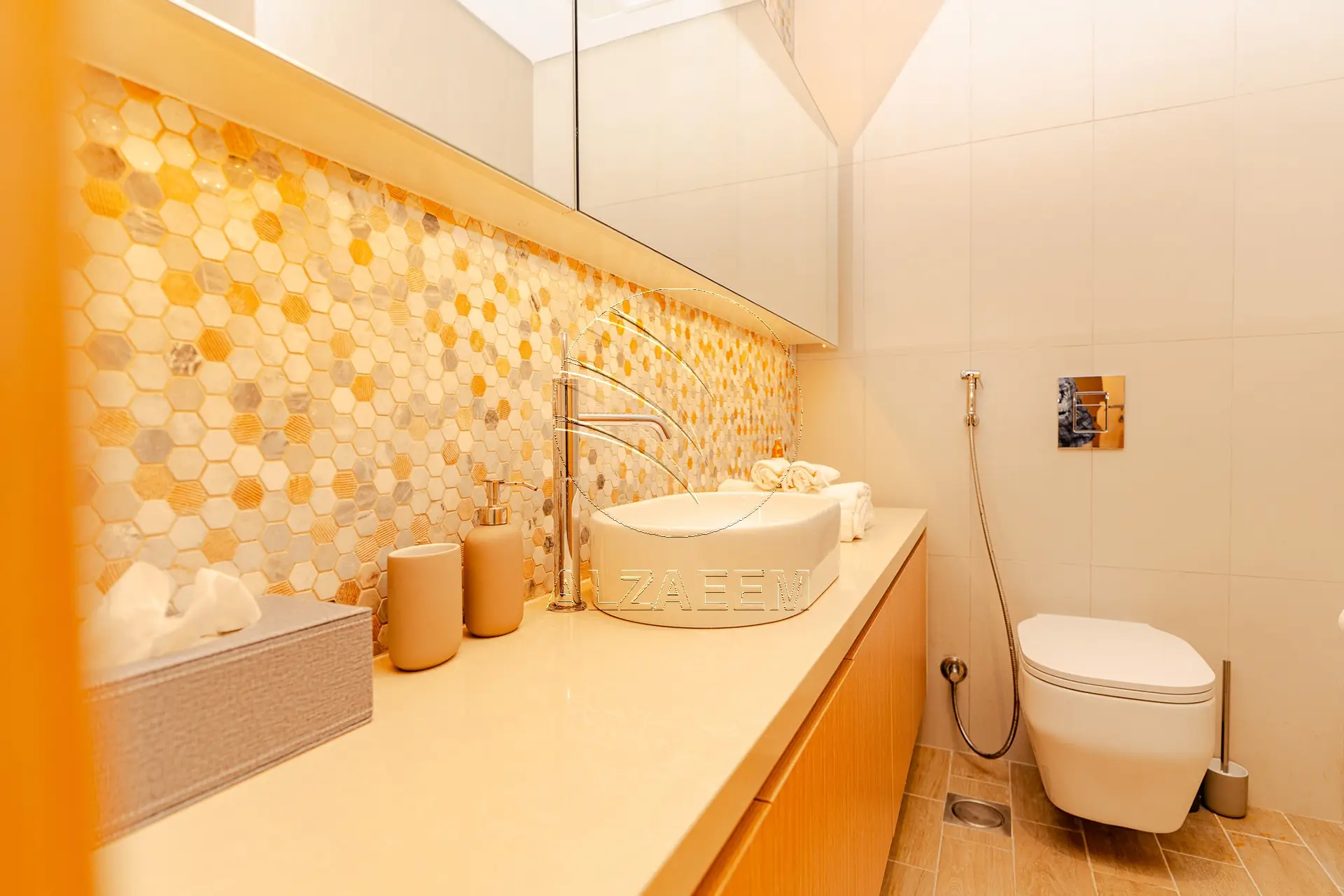 VACANT!High Floor Furnished 2BR+M | Golf+Sea Views