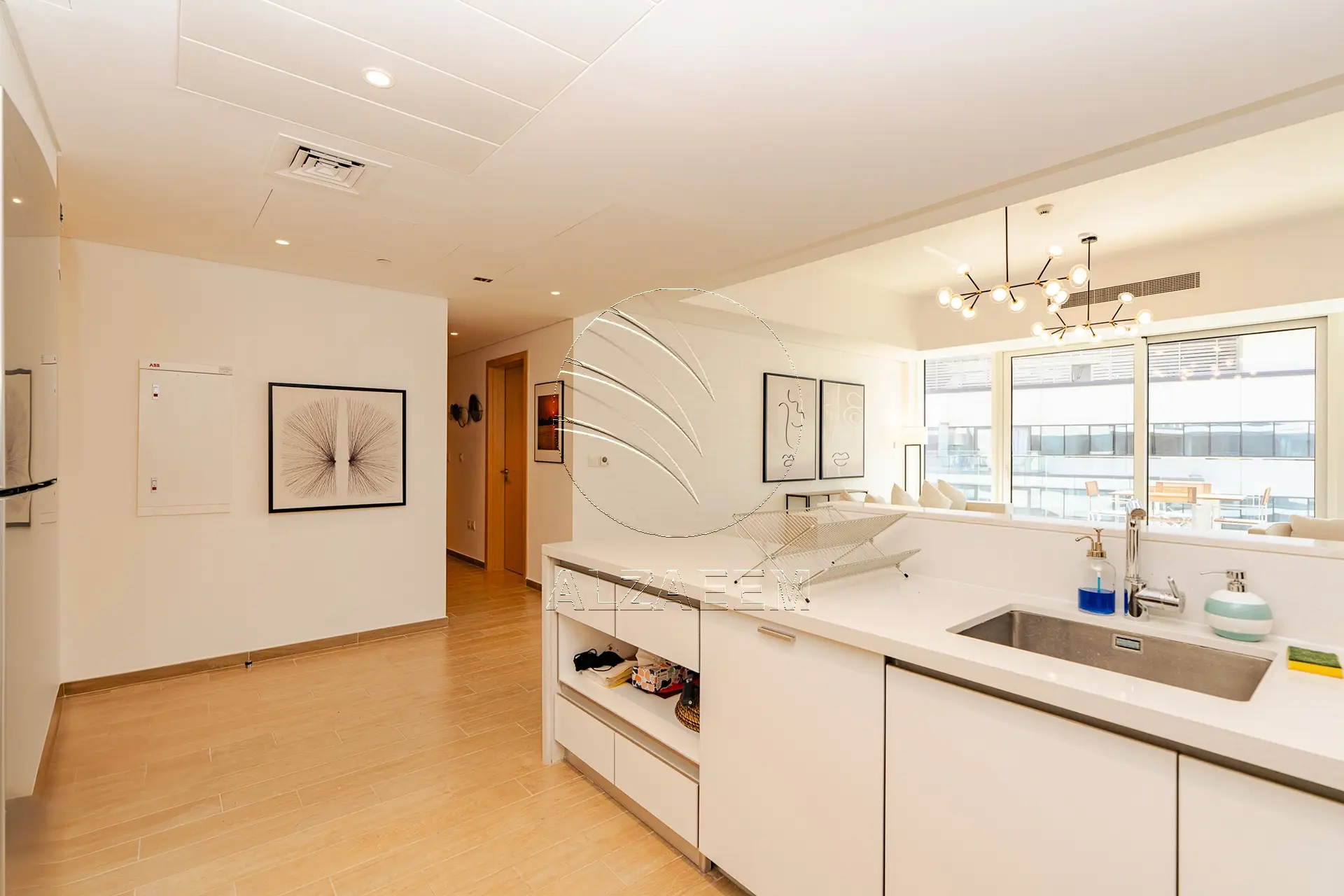 VACANT!High Floor Furnished 2BR+M | Golf+Sea Views