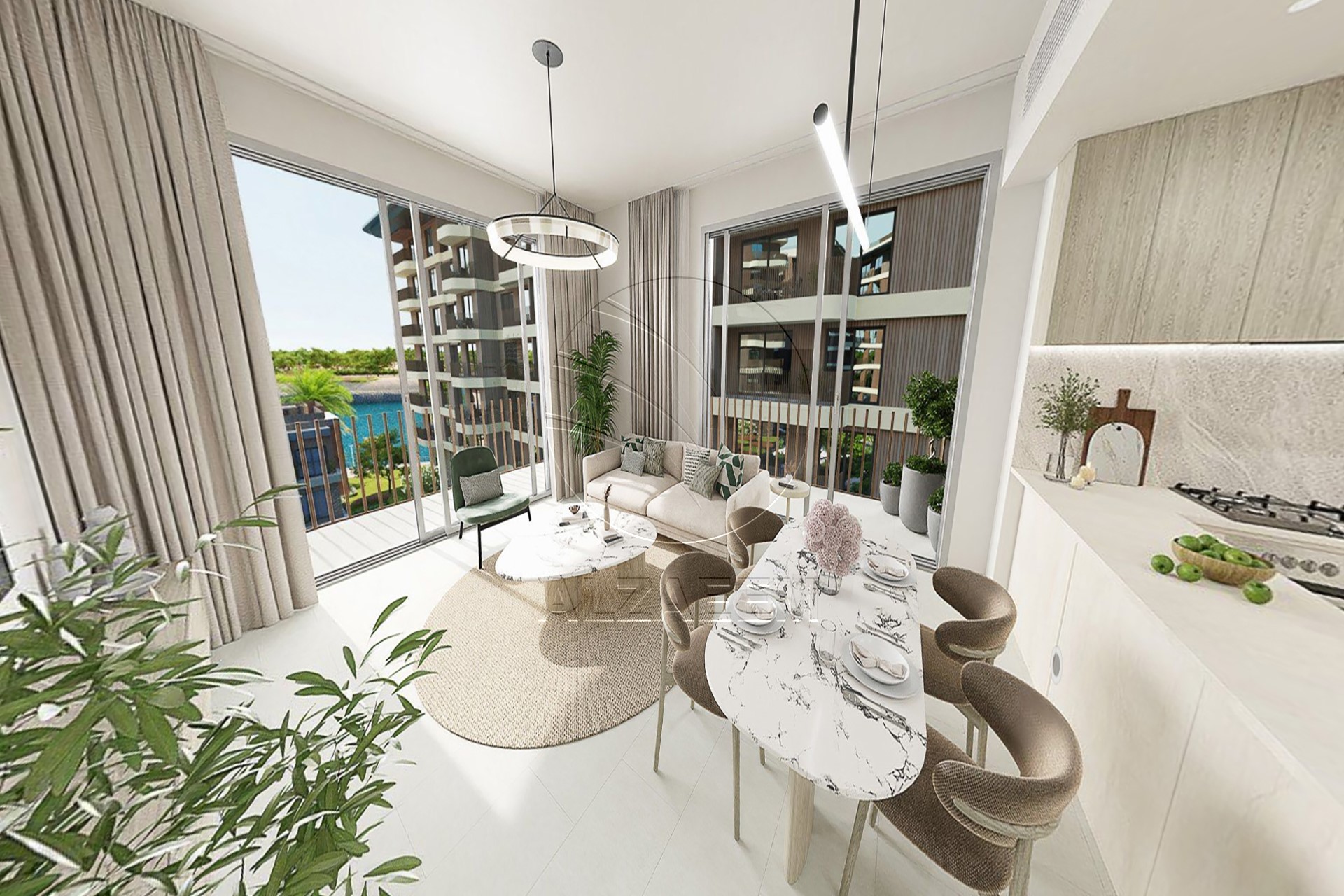 √ 3BR+Maid | Partial Canal View | Corner Unit √