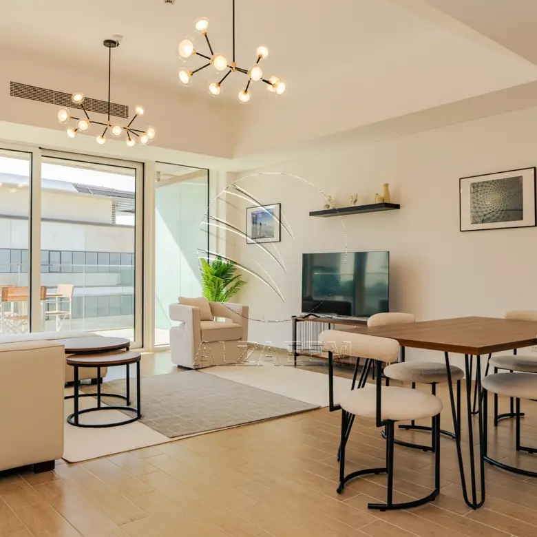 VACANT!High Floor Furnished 2BR+M | Golf+Sea Views