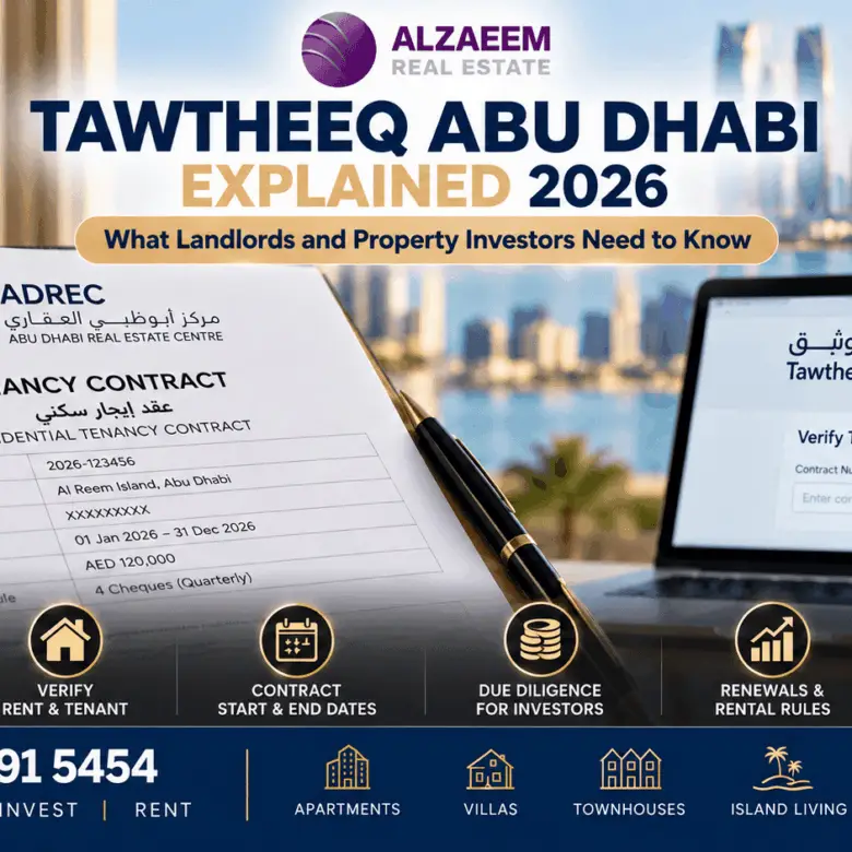 Tawtheeq Abu Dhabi Explained 2026 — What Landlords and Property Investors Need to Know