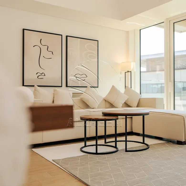 VACANT!High Floor Furnished 2BR+M | Golf+Sea Views